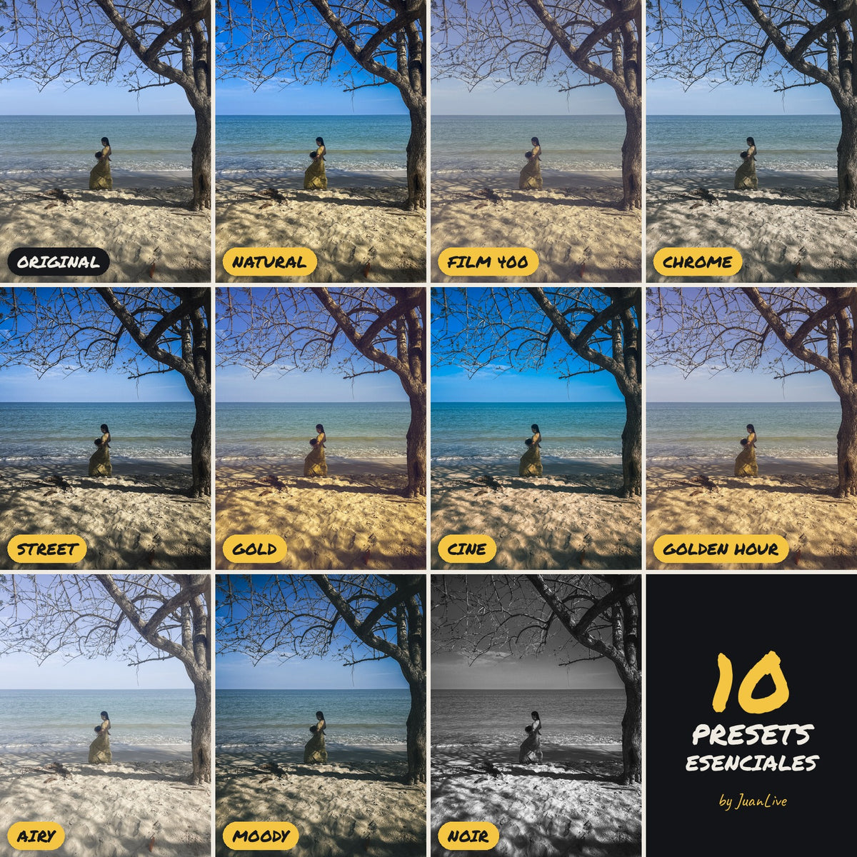 Esenciales · Pack de 10 presets
