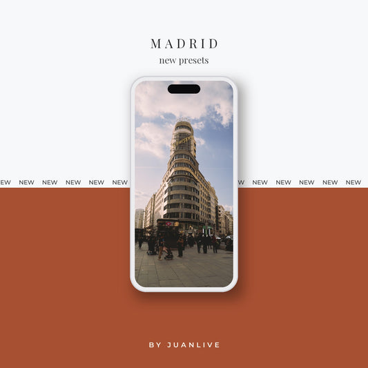 Madrid · Pack de 4 presets