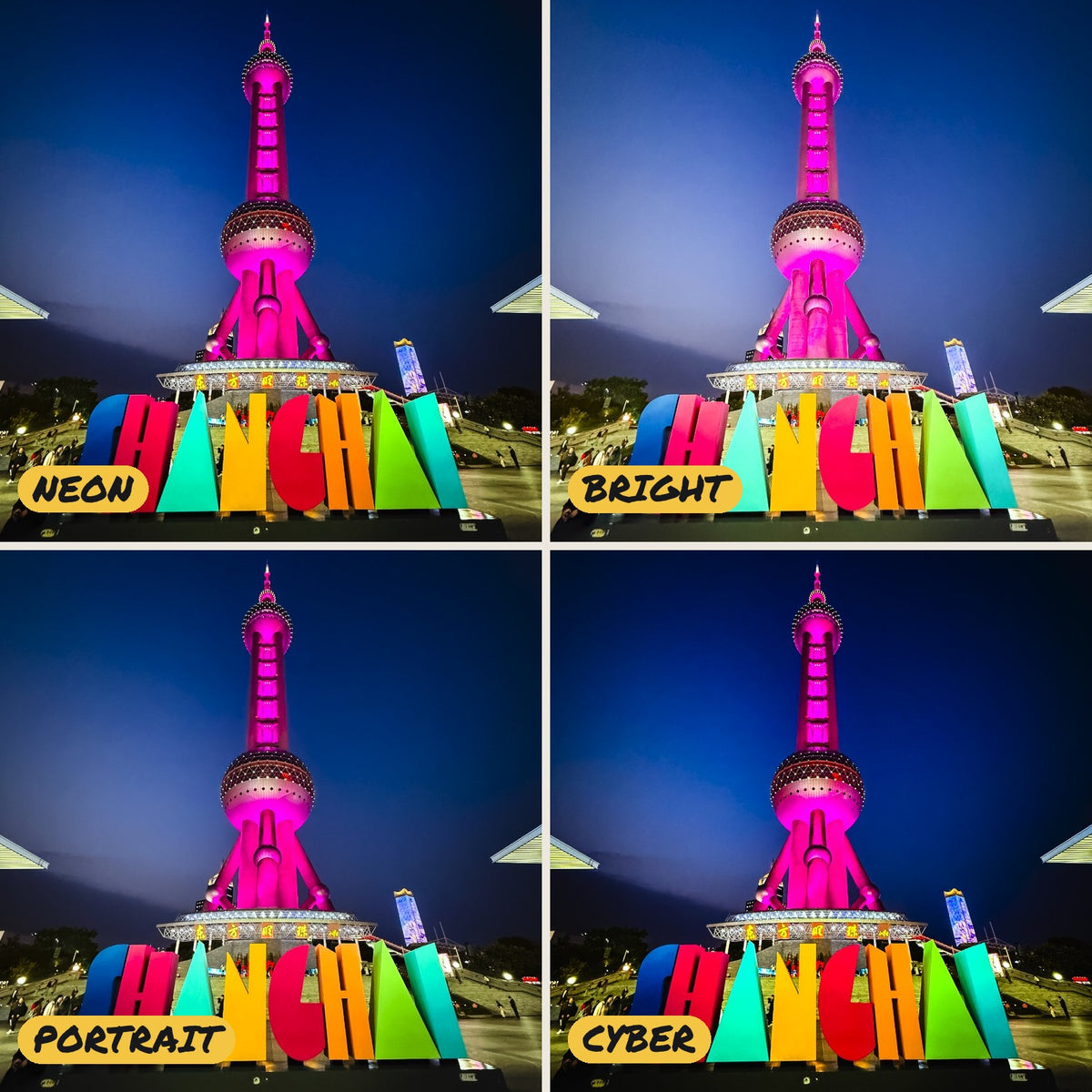 Shanghai · Pack de 4 presets