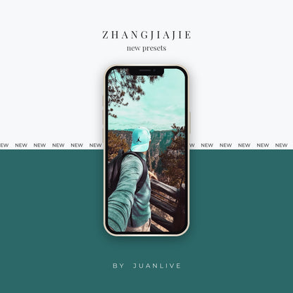 Zhangjiajie · Pack de 4 presets